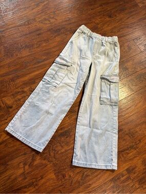 Gogo Star girls size 16 cargo wide leg jeans